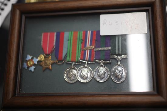 A 2nd World War group of six medals, awarded to Group Captain - Acting Squadron leader, Gordon McMinn,